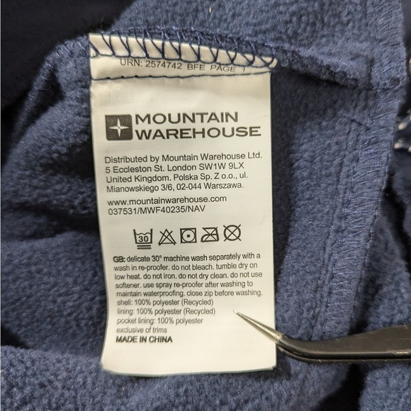 👯‍♀️Host Pick⚡️Mountain Warehouse Helsinki Recycled Softshell Jacket - Picture 12 of 12